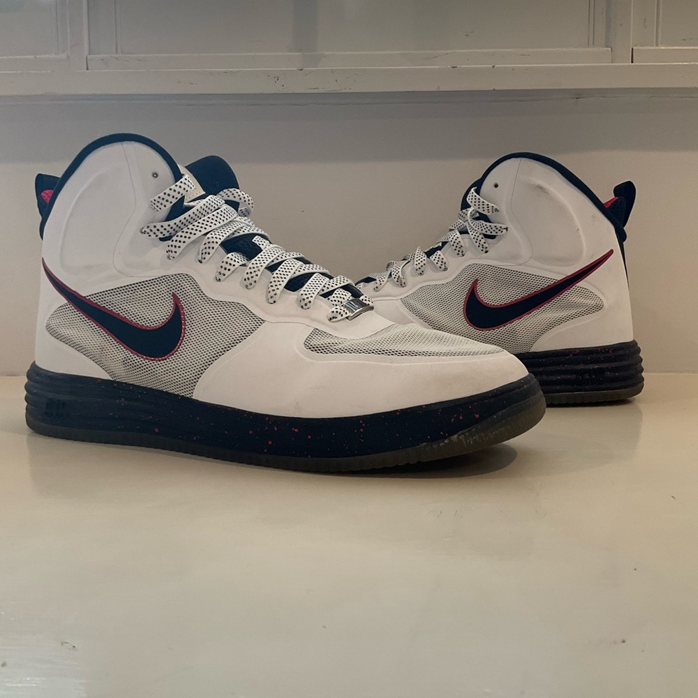 Nike Lunar Force 1 Fuse ‘White Black’ Size 11.5